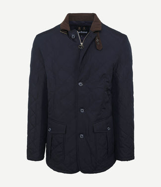 Barbour jas quilted lutz donkerblauw