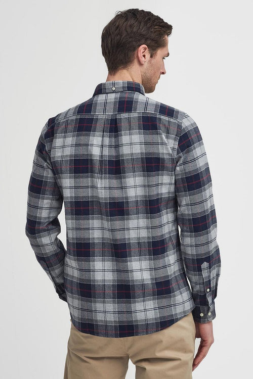 Barbour kyeloch overhemd ruit blauw grijs