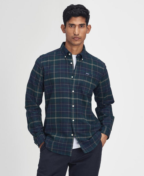 Barbour kyeloch overhemd ruit donkergroen