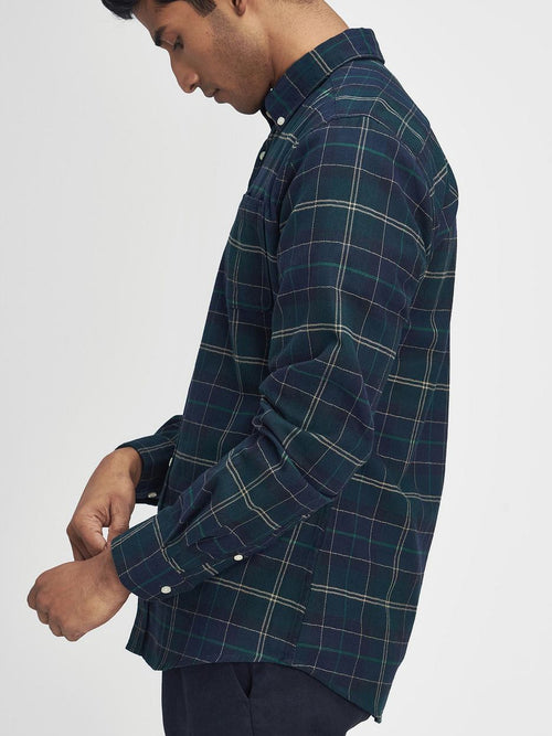 Barbour kyeloch overhemd ruit donkergroen