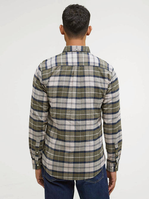 Kyeloch overhemd ruit olive