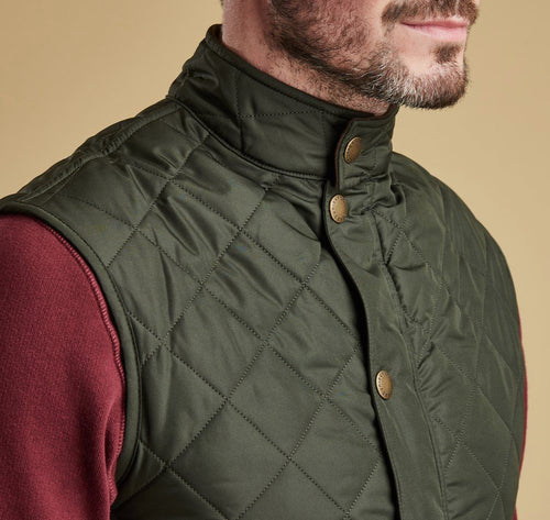 Barbour lowerdale gilet donkergroen