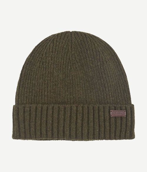 Barbour muts carlton wol donkergroen
