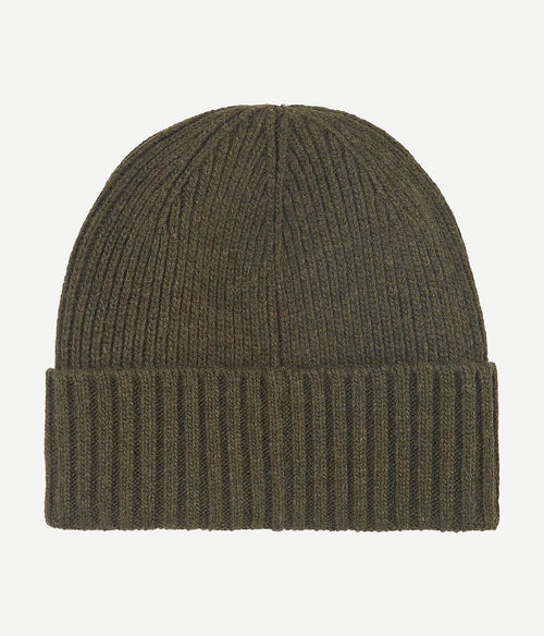 Barbour muts carlton wol donkergroen