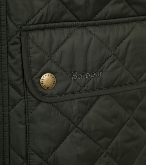 Barbour new lowerdale gilet sage groen
