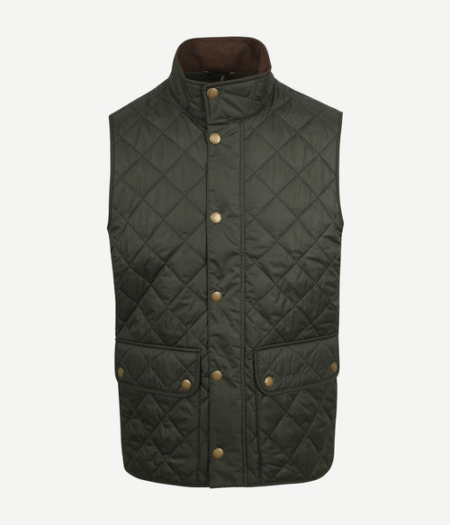 Barbour new lowerdale gilet sage groen