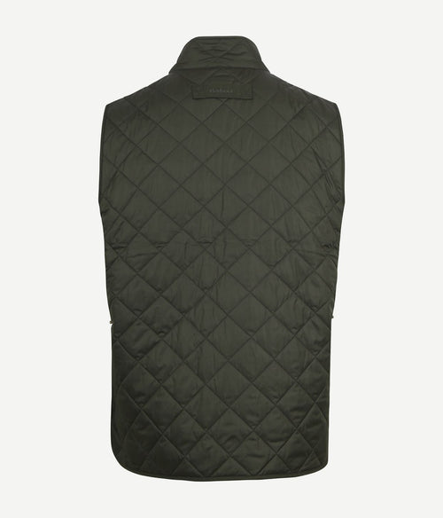 Barbour new lowerdale gilet sage groen