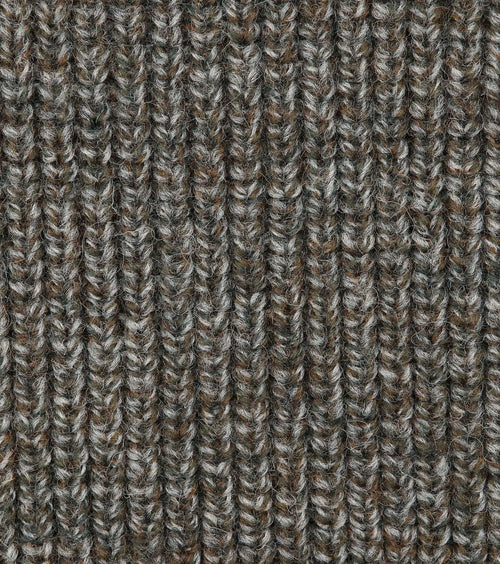 Barbour newtyne zip trui wol donkergroen | Regular-fit