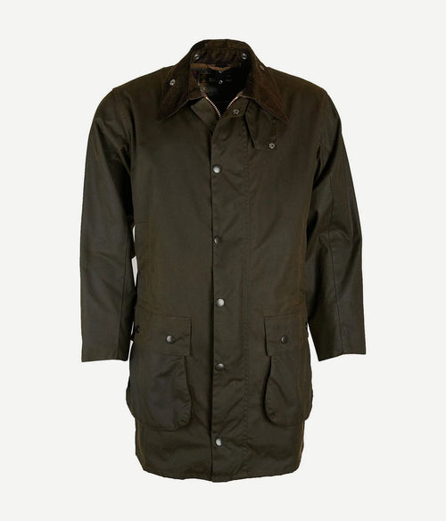 Barbour northumbria wax jas groen | Regular-fit