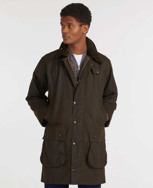 Barbour northumbria wax jas groen | Regular-fit