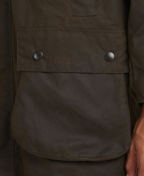 Barbour northumbria wax jas groen | Regular-fit