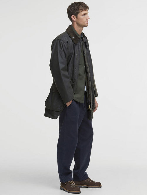 Northumbria wax jas groen