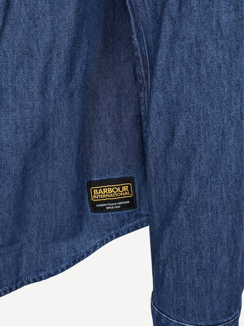 International dufton overhemd chambray indigo