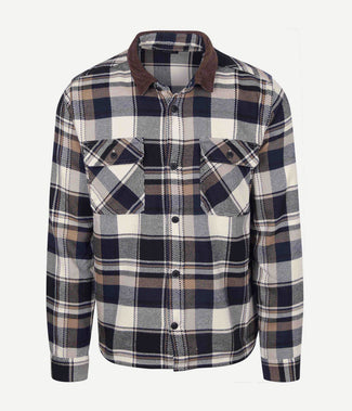 Barbour overshirt ruit grasmoor donkerblauw | Regular-fit Barbour overshirt ruit grasmoor donkerblauw | Regular-fit