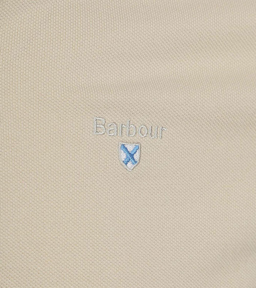 Barbour pique polo beige