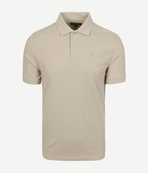 Barbour pique polo beige