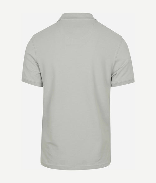 Pique polo haze blauw