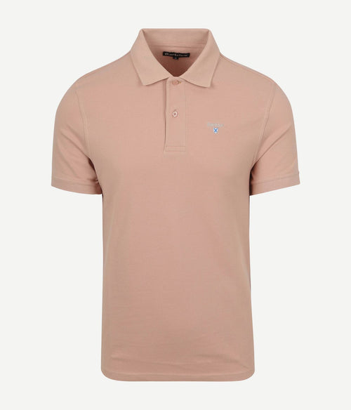 Barbour pique polo lichtroze