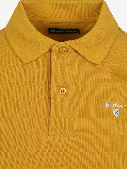 Pique polo ochre geel