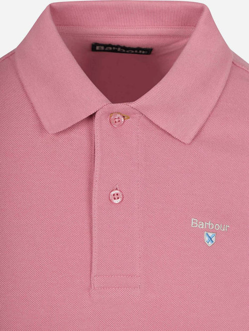 Pique polo true roze