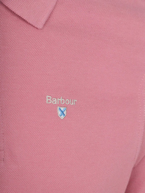 Pique polo true roze