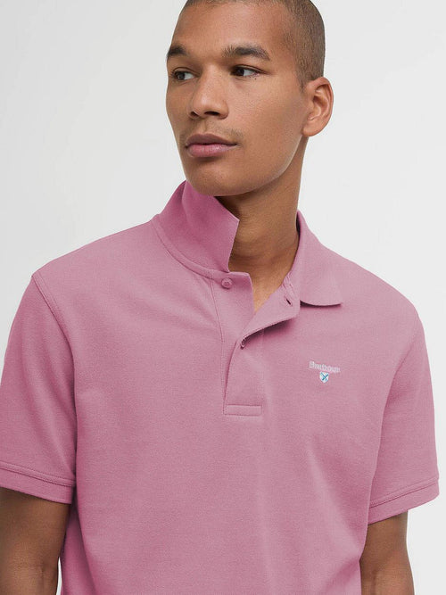 Pique polo true roze