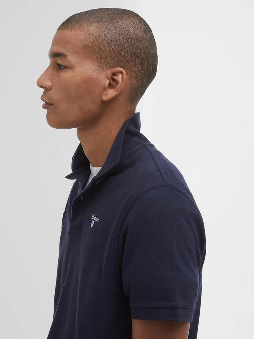 Basic polo donkerblauw