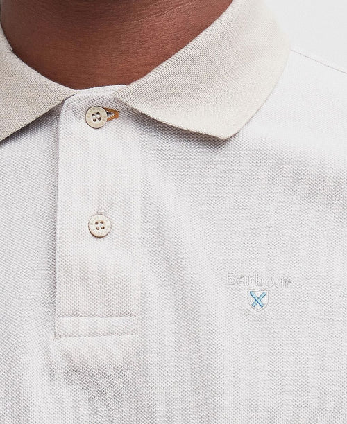 Barbour poloshirt beige