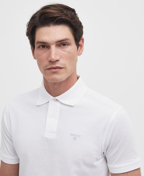 Barbour poloshirt wit