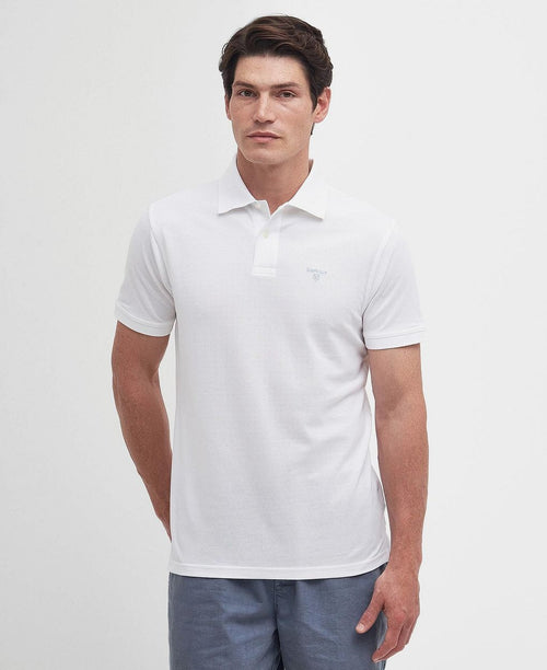 Barbour poloshirt wit