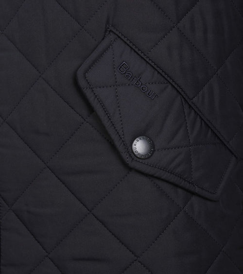 Barbour quilted jas powell donkerblauw | Regular-fit
