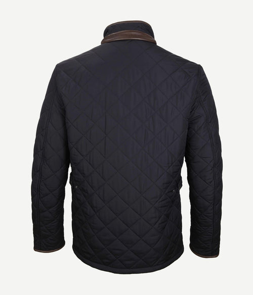 Barbour quilted jas powell donkerblauw | Regular-fit