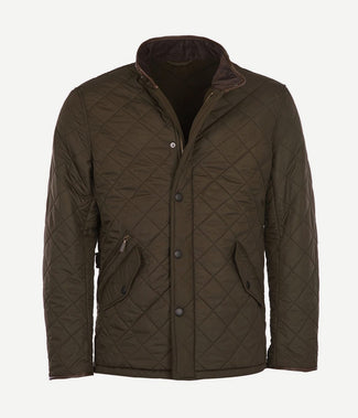 Barbour quilted jas powell olijf Barbour quilted jas powell olijf