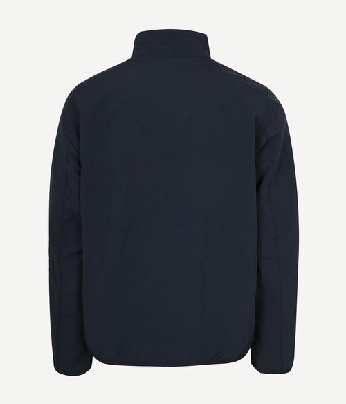 Reversible korbel jas donkerblauw