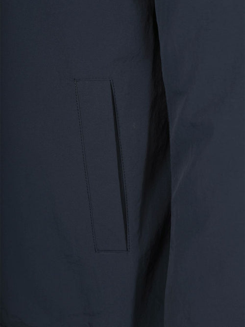 Reversible korbel jas donkerblauw