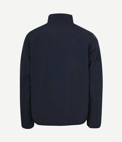 Reversible korbel jas donkerblauw