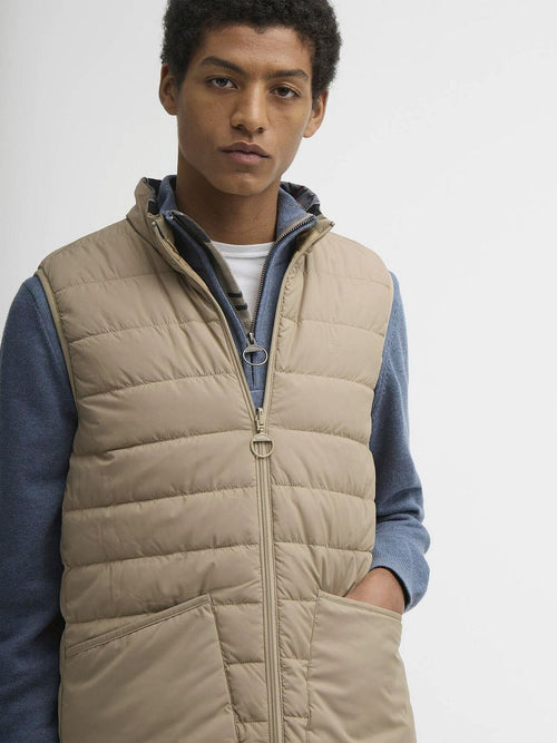 Reversible puffer beige
