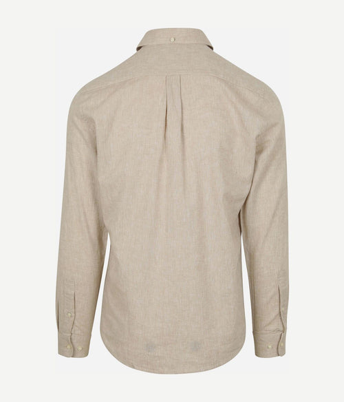 Barbour shirt nelson tailored stone beige