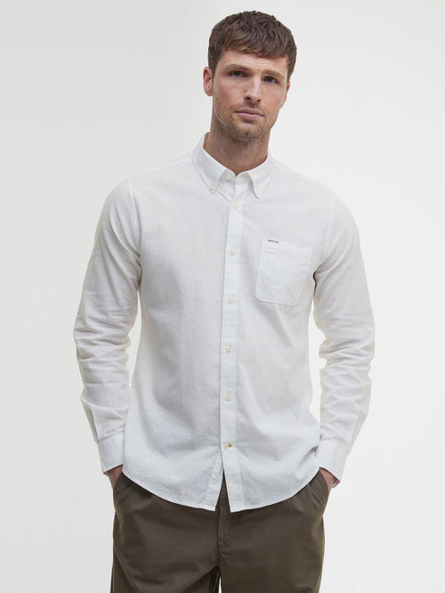 Barbour shirt nelson tailored white