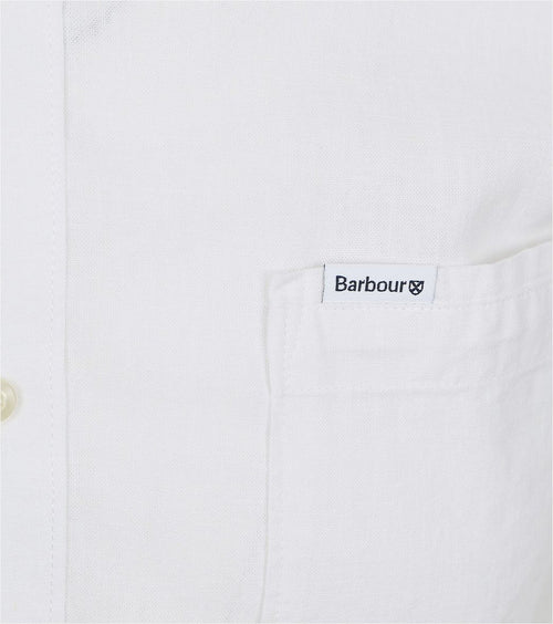 Barbour shirt nelson tailored white