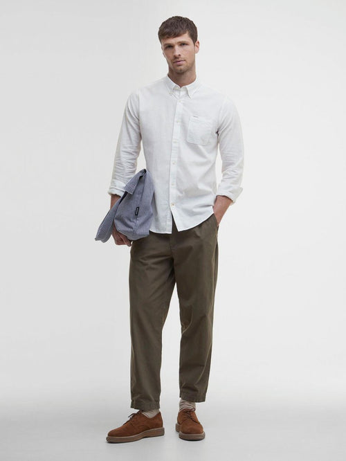 Barbour shirt nelson tailored white