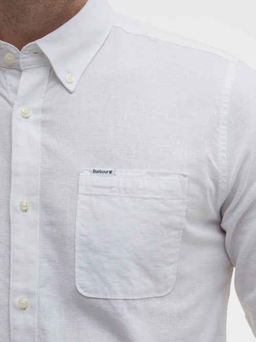 Barbour shirt nelson tailored white