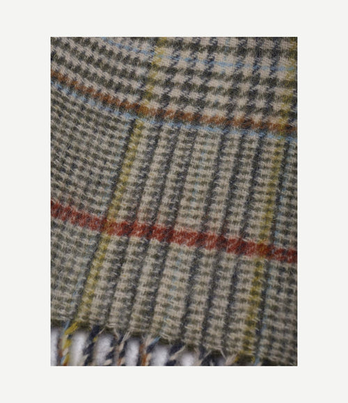 Sjaal macklow reversible lambswool tweed multi