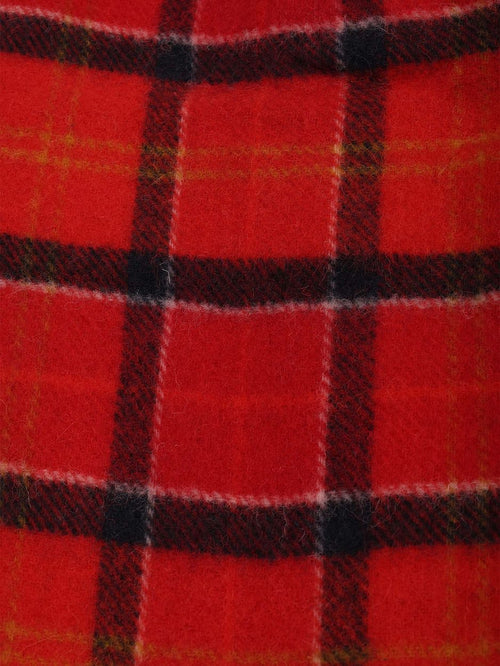 Sjaal tartan lamswol rood
