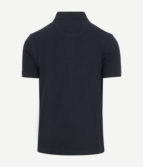 Barbour tartan pique polo donkerblauw