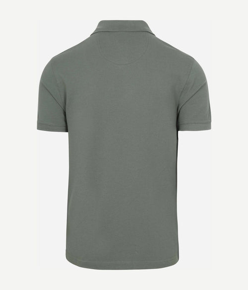 Barbour tartan pique polo vintage groen