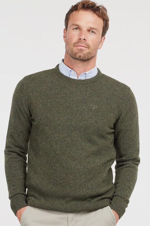 Barbour tisbury trui donkergroen | Regular-fit