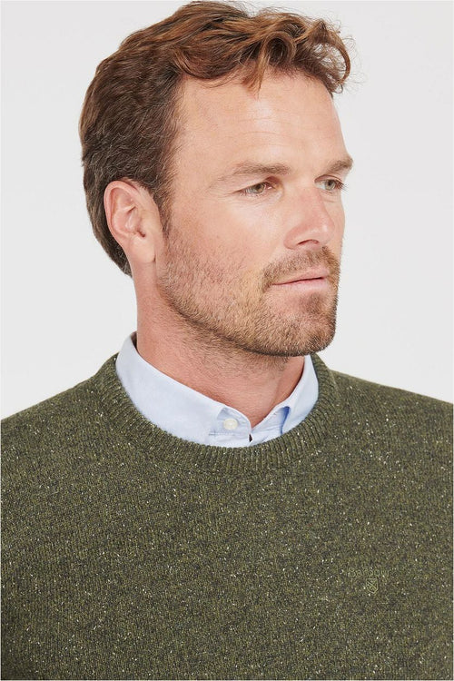 Barbour tisbury trui donkergroen | Regular-fit