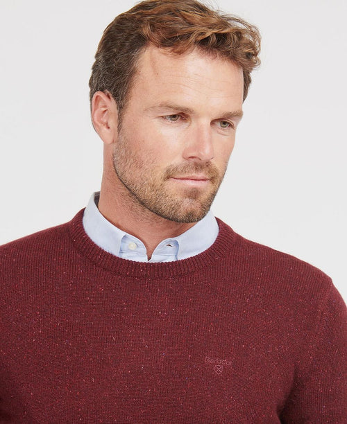 Barbour tisbury trui wol bordeaux
