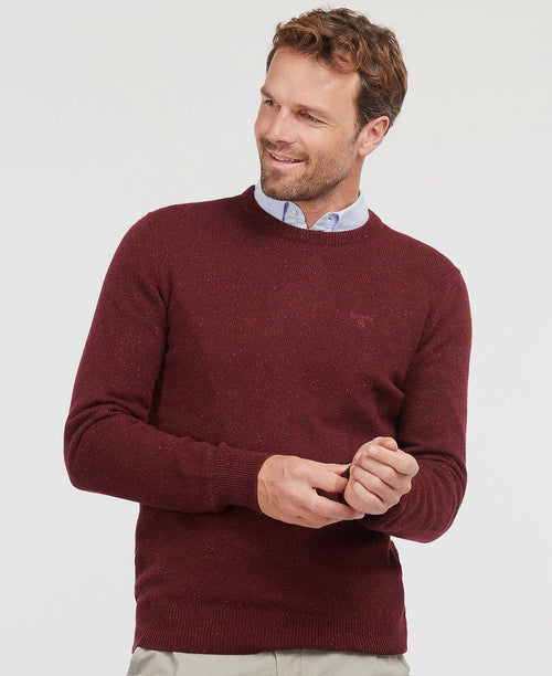 Barbour tisbury trui wol bordeaux